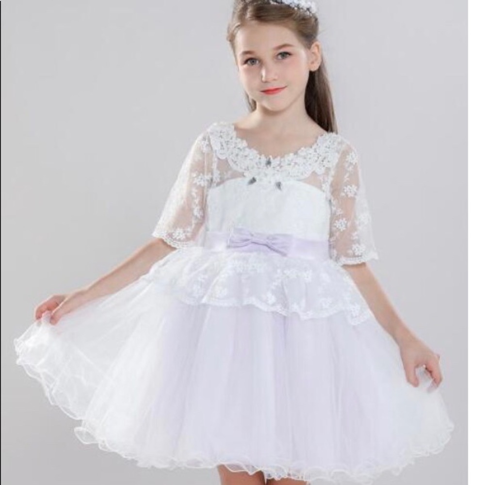 Lavender lace Tulle dress Weaver, Chasing Fireflies 6 or 10 Easter dressy nwt - Picture 1 of 8